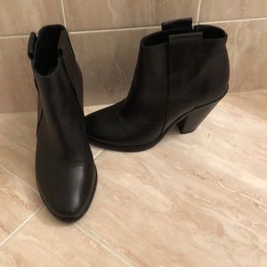 Authentic All Saints black leather booties